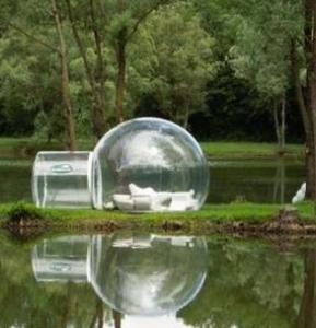 Wholesale Custom Made Transparent Inflatable Bubble Tent on Water from china suppliers