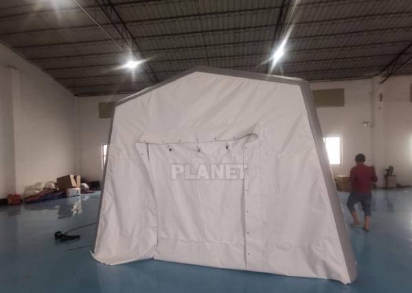 Emergency Isolation Inflatable Medical Tent 0.9mm PVC Tarpaulin