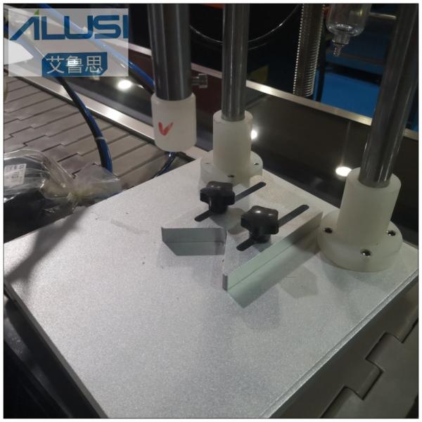 Tabletop Perfume Making Equipment Pneumatic Perfume Bottle Pump Middle Collar Ring Pressing Machine