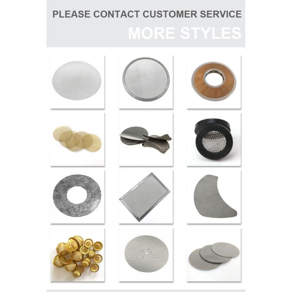 No Pore Size Change After Cleaning SS Mesh Filters Lightweight & Compact