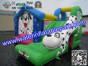 China Backyard Kids Small Inflatable Bouncy Castle with Slide Hire on sale