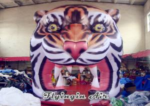 Inflatable Tiger Head Tunnel, Inflatable Events Entrance, Inflatable Arch