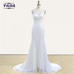 Wholesale Women slim fit v neck alibaba lace sexy bridal mermaid dress patterns wedding dresses China from china suppliers