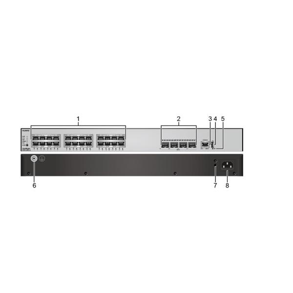Customized PoE iStack Rack Mount Network Switch S5735-L24P4X-A1