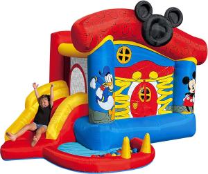 Wholesale 0.55mm PVC Inflatable Bouncer Disney Mickey Mouse Funhouse Outdoor Bounce House With Slide from china suppliers