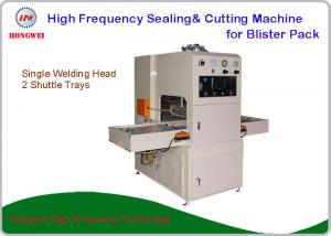 China HF Detergent Double Blister Pack Sealer Cutter HMI And Onboard PLC Control on sale