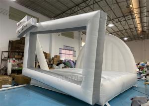 Wholesale 0.55mm PVC White Bounce House Inflatable Photo Bouncer Frame Wall from china suppliers
