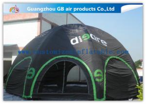 Wholesale 4 D - Ring Black Inflatable Air Tent Igloo Dome Tent for Outdoor Show from china suppliers
