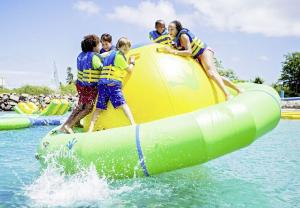 Wholesale Customized Inflatable Water Toys Aqua Park Green Inflatable Saturn For Kids And Adults from china suppliers