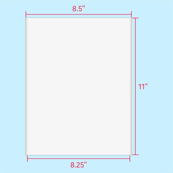 A4 Size Sticker Paper Fluorescent Color Labels - High Visibility Classification