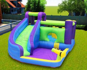 Wholesale Twin Peaks Kids 0.55mm Inflatable Backyard Water Slide Pool Park from china suppliers