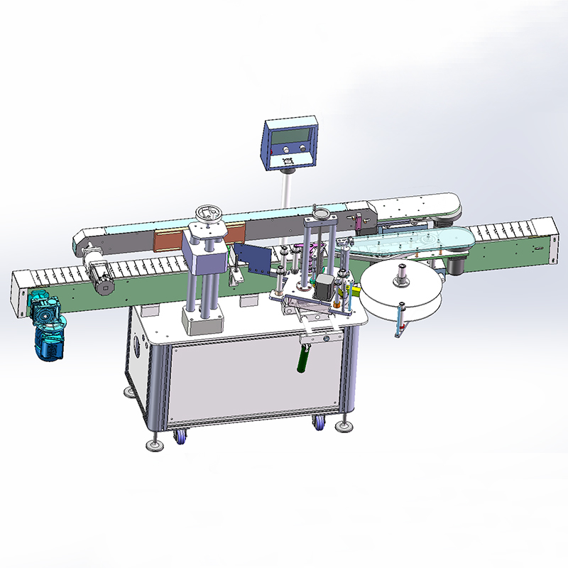 Automatic Box Labeling Machine Gasoline and Alcohol Labeling Machine for Bottles Label Applicator