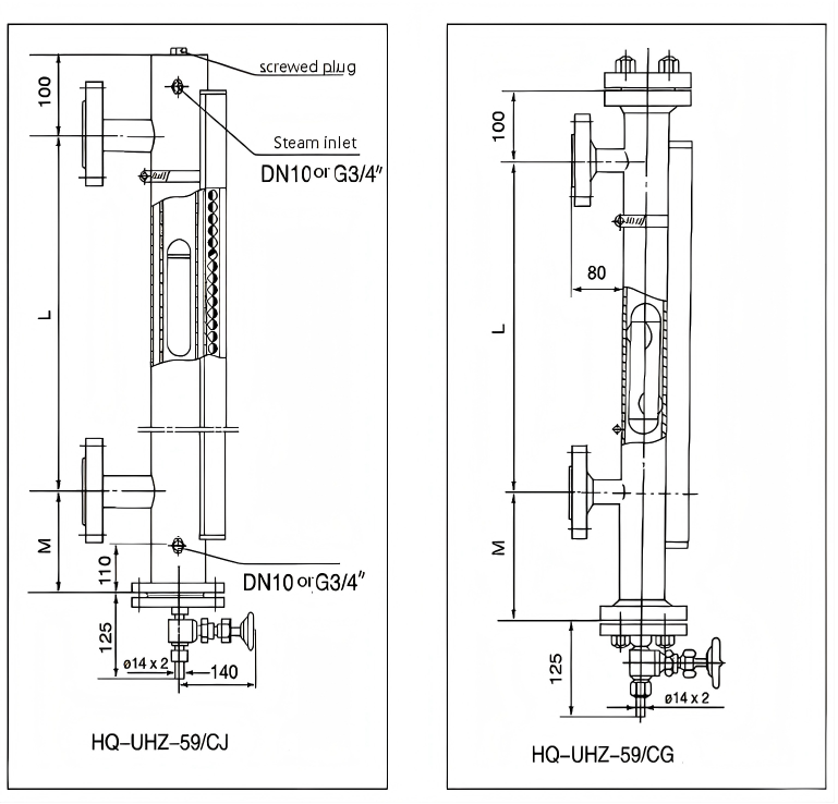 Insulated Jacket Type Magnetic Flap Level Gauge