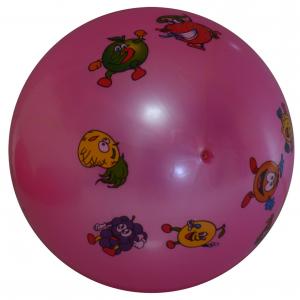 multi color printed inflatable PVC ball toys pink ground angry fruits