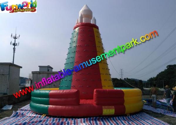 Quality Waterproof Inflatable Climbing Wall ,  Customized Rock Mountain Climb Wall for sale