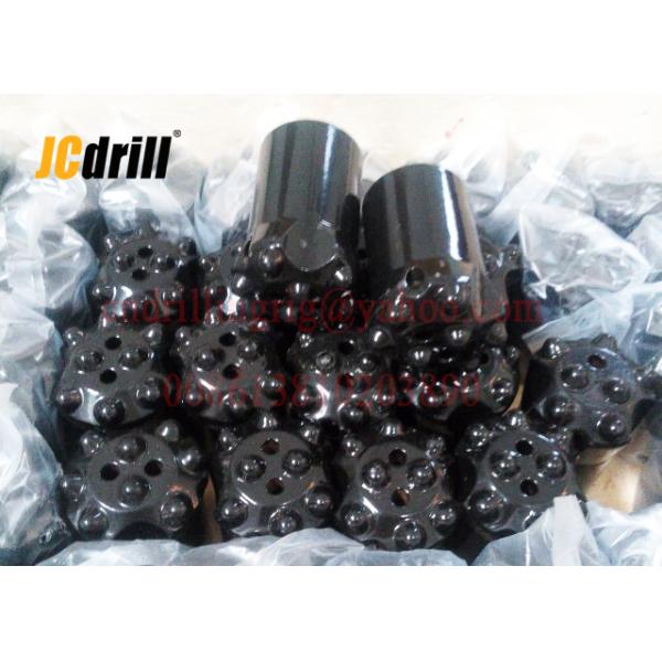 11° Tapered Button Rock Drill Bits For Small Hole / Quarry / Tunnel Bench Drilling
