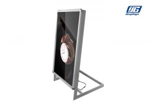 Wholesale L Shape Single Side A2 Poster Display Stands , SMD 2835 LED Backlit Picture Frame from china suppliers