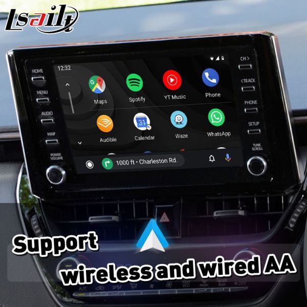 Lsailt Wireless Android Auto Carplay Interface for 2018-Present Toyota Corolla Auris