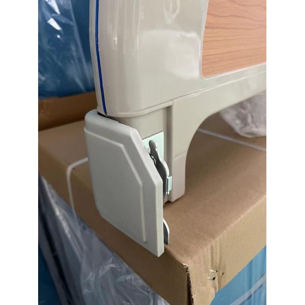 ABS Material Headboard And Footboard Hospital Bed Wood Grain Color