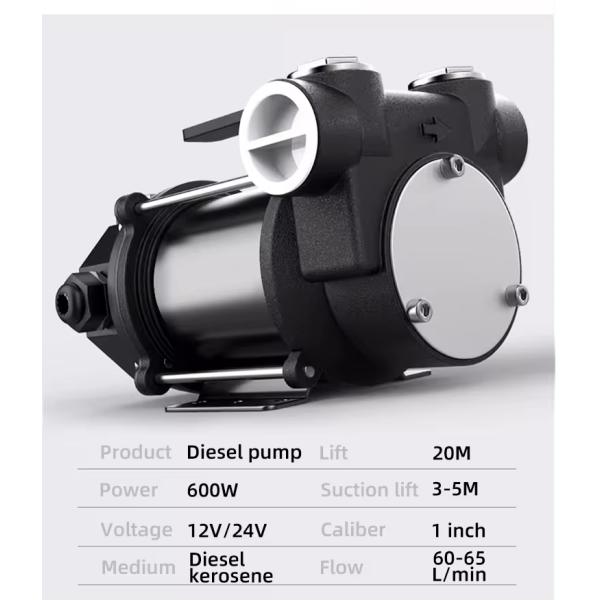 Small Automatic 12V/24V Electric Diesel Oil Pump Customizable OEM & ODM Supported