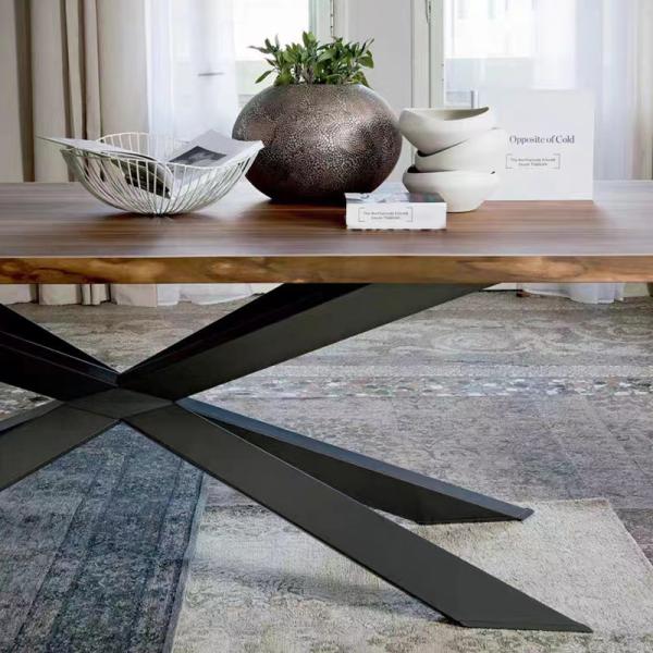 Wooden Rectangle Dining Set Compact Dinner Table Natural Kitchen Desk Buffet Table