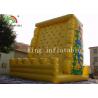 0.55mm PVC Tarpaulin Inflatable Sports Games / Exciting Outdoor Rock Inflatable Climbing Mountain for sale