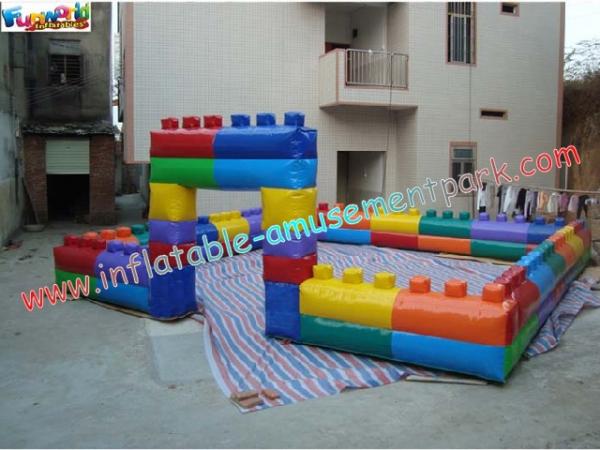 Quality Commercial grade 0.55mm PVC tarpaulin Inflatable Soccer Fields Inflatable Sports Games for sale