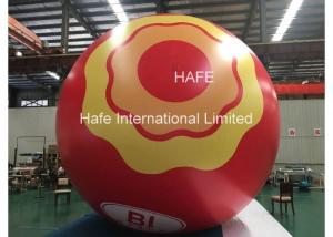 China Custom Led Inflatable Helium Balloon Lights , Moon Light Ball Print Logo on sale