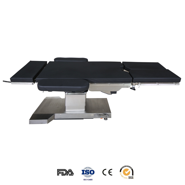 120mm Kidney 300 mm Elevation Bridge Back Memory Double Control Operating Table For Surgery