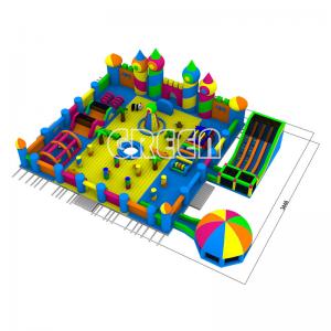 Wholesale Big bouncer america giant adventure inflatable bounce house castle park from china suppliers