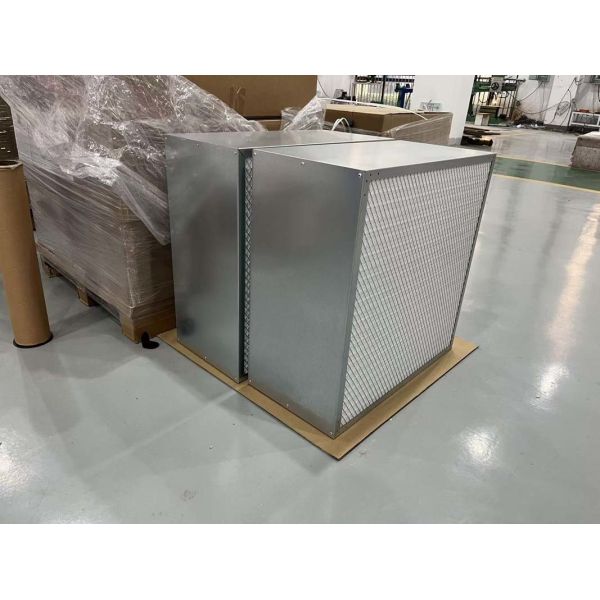 300mm Pleating Height Fiberglass HEPA Mini Filter Pleating and Gluing Fully Automatic Production Line