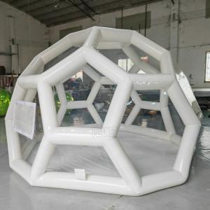 China Commercial Inflatable Bubble Dome Tent Inflatable Camping Tent Transparent Football Bubble Tent on sale