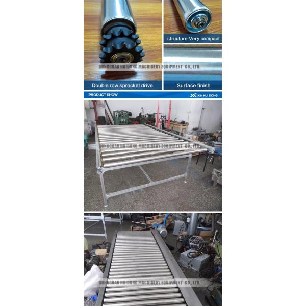 Transmit Machine Powered Roller Conveyor , Customized Gravity Conveyor Systems