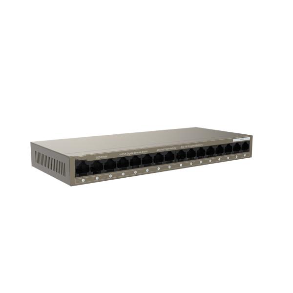 TEG1016M 16-Port Gigabit Switch Speed Wireless Transmission Rate of 1000Mbps for Enterprise Level Engineering Monitoring Network