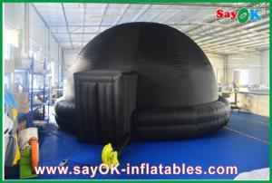 Wholesale Black Inflatable Planetarium , Durable Inflatable Projection Tent Mobile Cinema from china suppliers