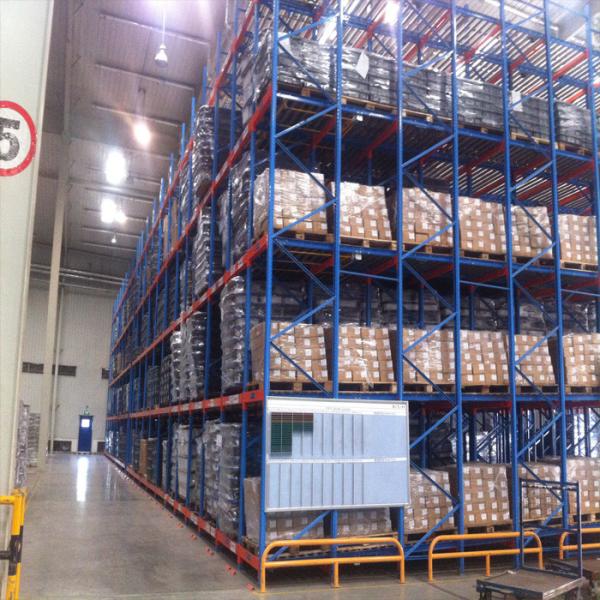 IOS14001 Electrostatic Spray Gravity Pallet Racking 1000kg Per Pallet