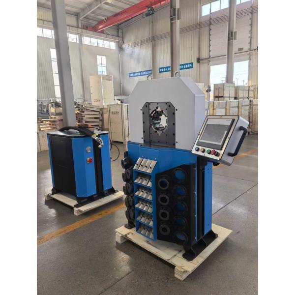 0.01mm Accuracy Hose Crimping Machine 4 Inch Big Capacity Crimping Range Electric Hydraulic Crimping Tool