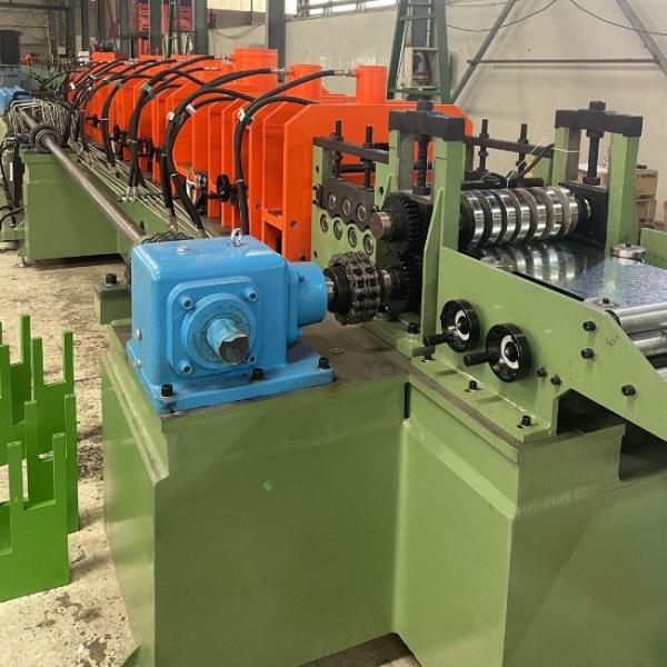 High Speed 45 Degree Cutting Customizable Automatic CU And CZ Purlin Roll Forming Machine