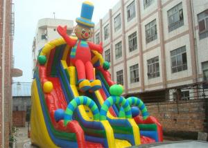 Wholesale Exciting Clown Durable PVC Commercial Huge Inflatable Slide Rental from china suppliers