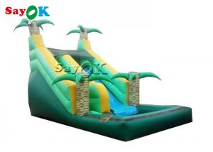 Wholesale Industrial Inflatable Water Slides Fire Proof Jungle Palm Tree Inflatable Pool Slide For Toddler from china suppliers