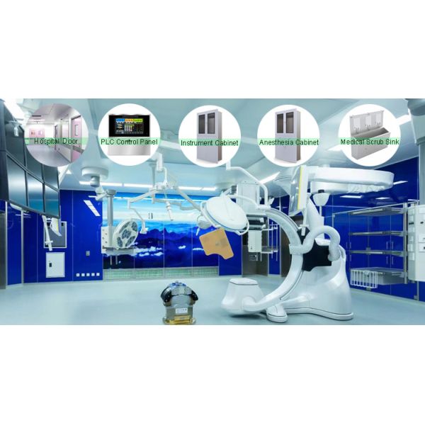 YANING Medical MOT Solution Modular Operating Room with HEPA Filter Touch Screen Control Panel and Stainless Steel Construction