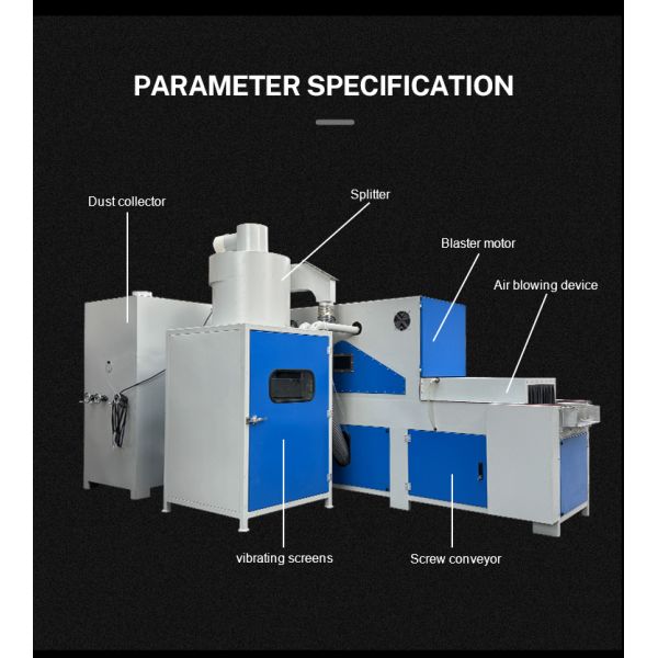 Plastic Computer Shell Surface Deburring Machine Special Sandblasting Machine