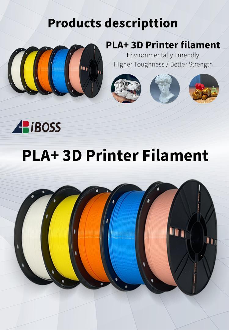 Iboss 3D Printer Filament Silk Pink+Green+Yellow Toughness Enhanced PLA High Quality