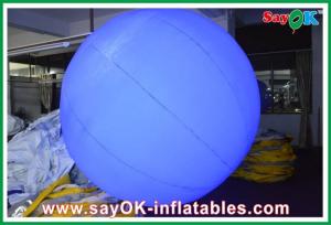 Wholesale Blue Outdoor Inflatable Ball Customized With 12 Colors Led Lights from china suppliers