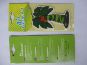 China China ruiwan coconut tree paper air freshener,various colors coconut tree paper freshener on sale