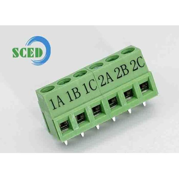 Easy Installation with 2-24 Poles Circuit board Screw Terminal Block and