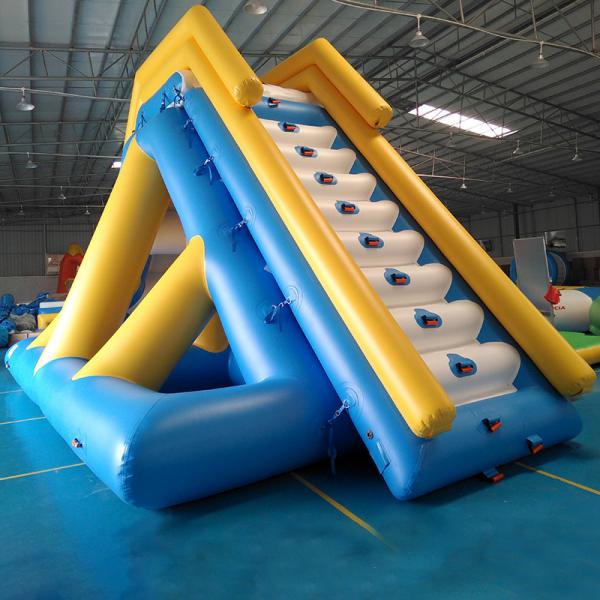 Quality Customized 0.9mm PVC Tarpaulin Inflatable Water Slide For Commercial Use for sale