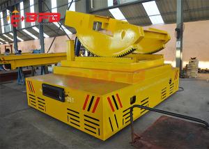 China Battery 30 Ton Hot Molten Tilt Table Ladle Transfer Cart on sale