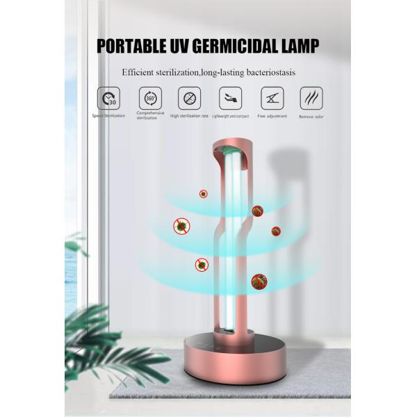 Desktop UV Germicidal Lamp , Household High Output UV Lamp For Room Sterilization