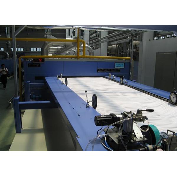 Anti Pin - Off Knitted Fabric Heat Setting Machine Open Width Entry / Air Cooling